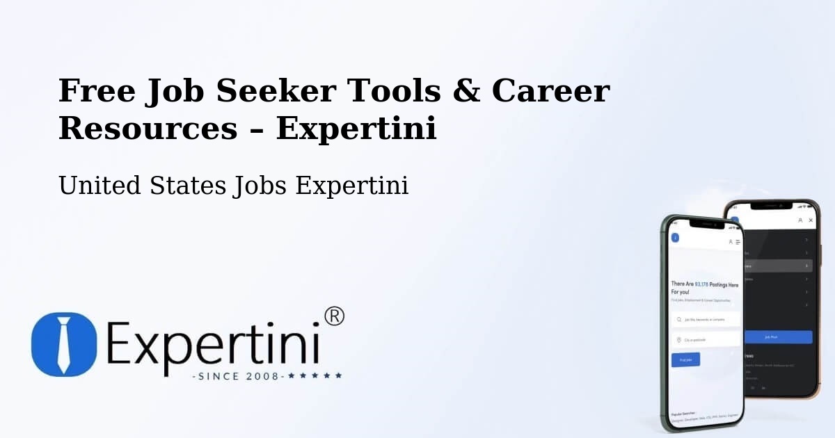 Free Job Seeker Tools & Career Resources – Glassboro - Glassboro, United States Jobs Expertini